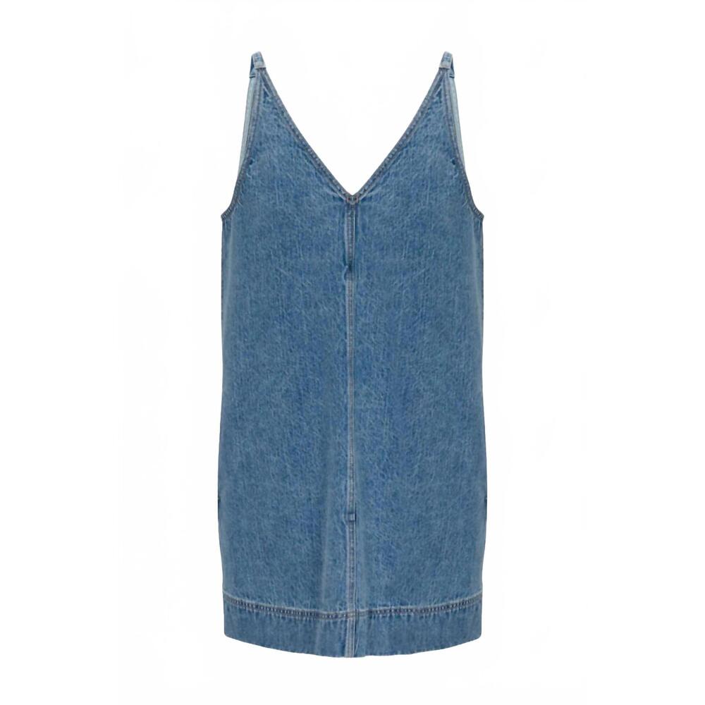 NEW PISTOLA women's tavi denim mini dress in palms - Picture 7 of 7